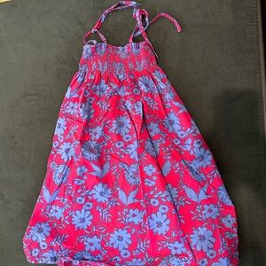 Floral Pink and Blue Sundress